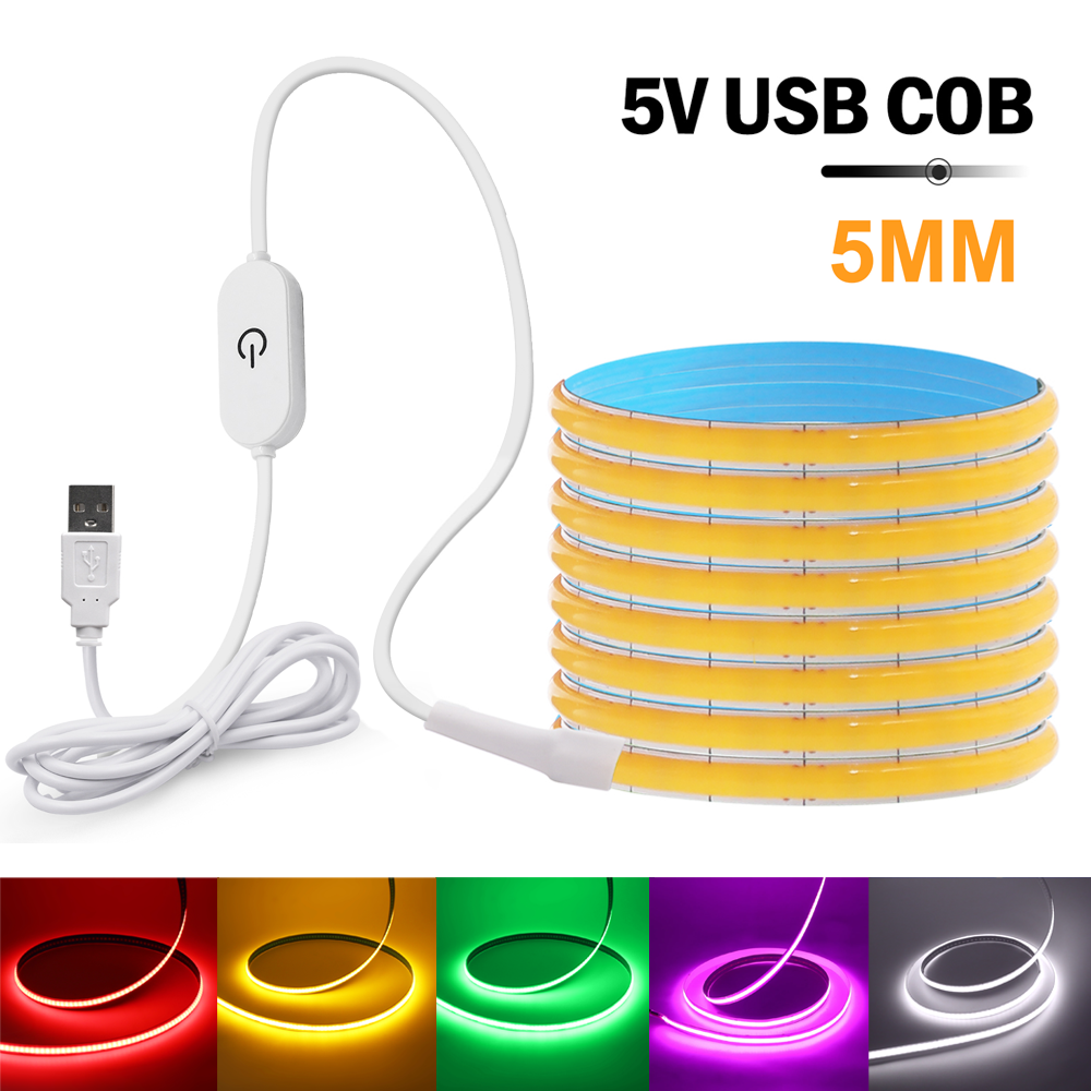 Ambient Light Strip Tv - 5V USB LED COB Light Strip