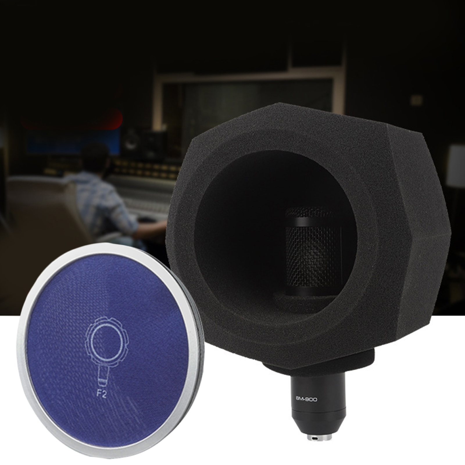 Acoustic Foam Panel - F2 Mic Sheild Microphone Foam Balls