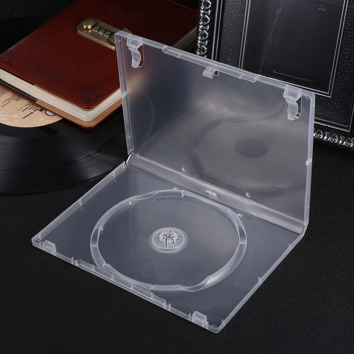 Home Cinema Compact - 6Pcs Cd Storage Holder Clear Compact