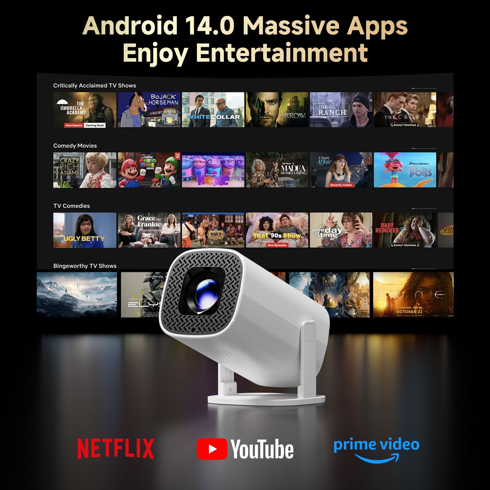 HONGTOP P30PRO Smart Mini Proj - đánh giá và giá Home Cinema Compact