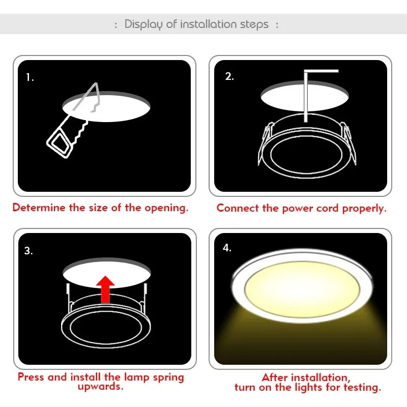 LED Downlight 3W 5W 7W 9W 12W  - đánh giá và giá Home Cinema Led