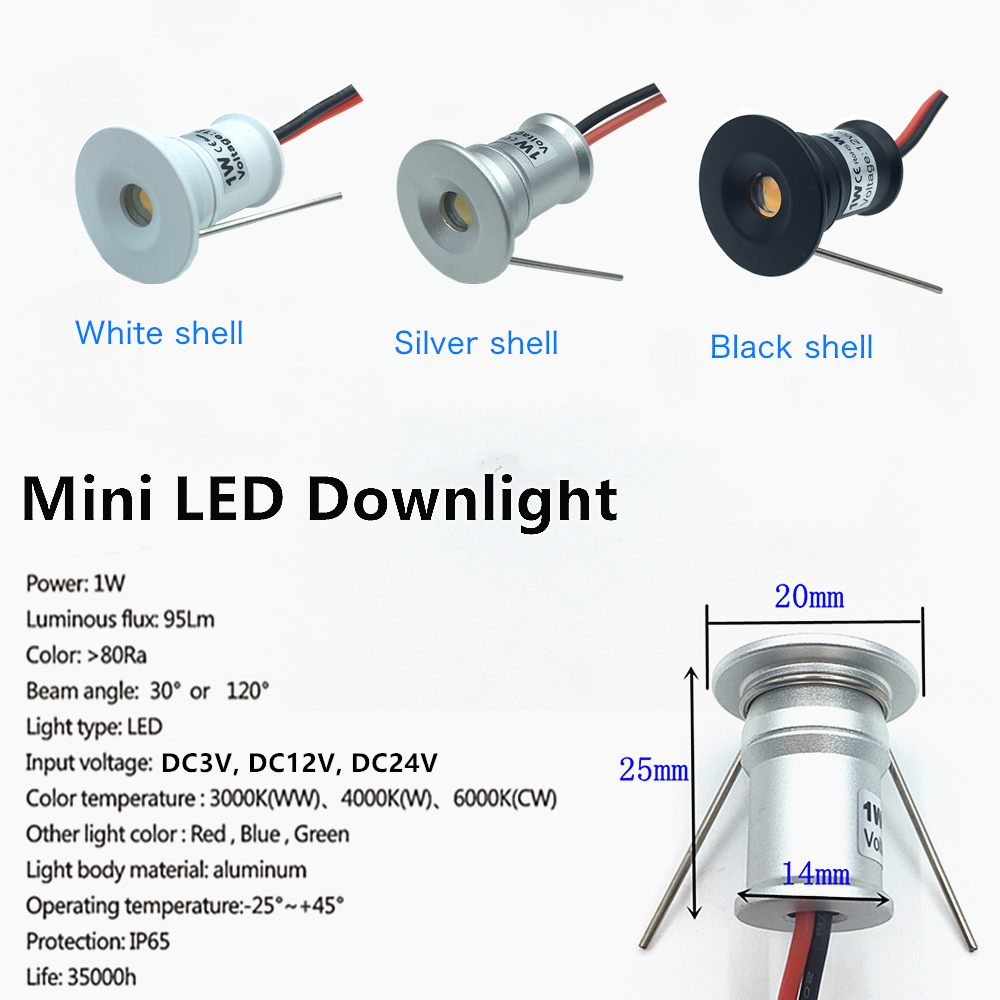 1W Small Downlight Recessed Ce - đánh giá và giá Home Cinema Led