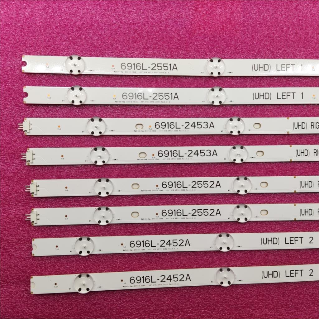 8 PCS/set LED backlight strip  - đánh giá và giá Ambient Light Strip Tv