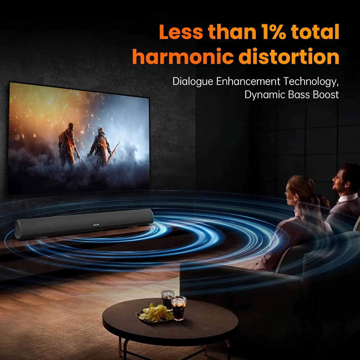 Powerful TV Soundbar Wired 100 - đánh giá và giá Home Cinema Of Soundbar
