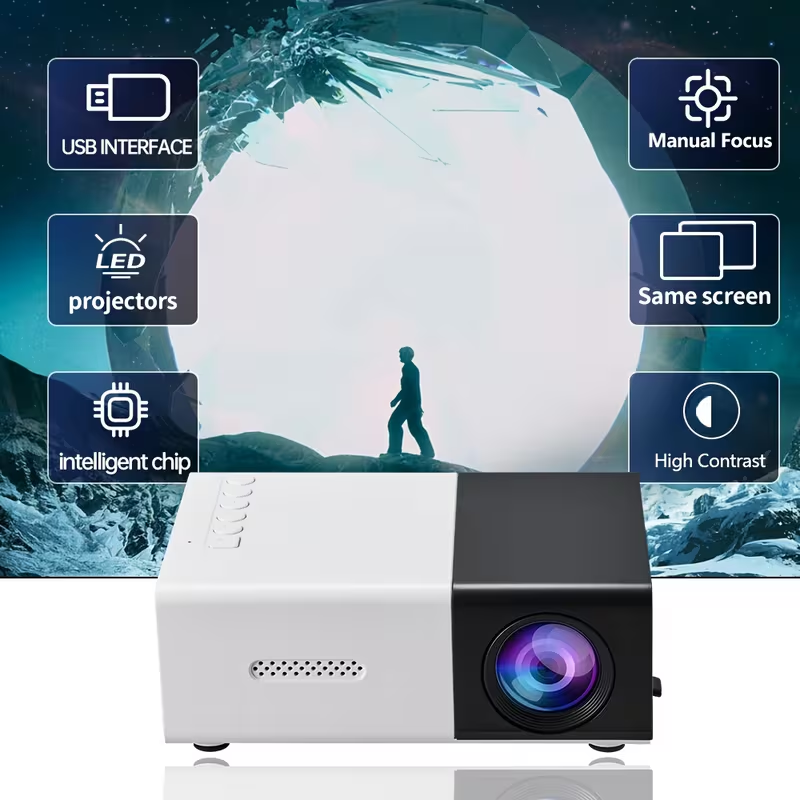 Compact LED Portable Projector - đánh giá và giá Home Cinema Compact