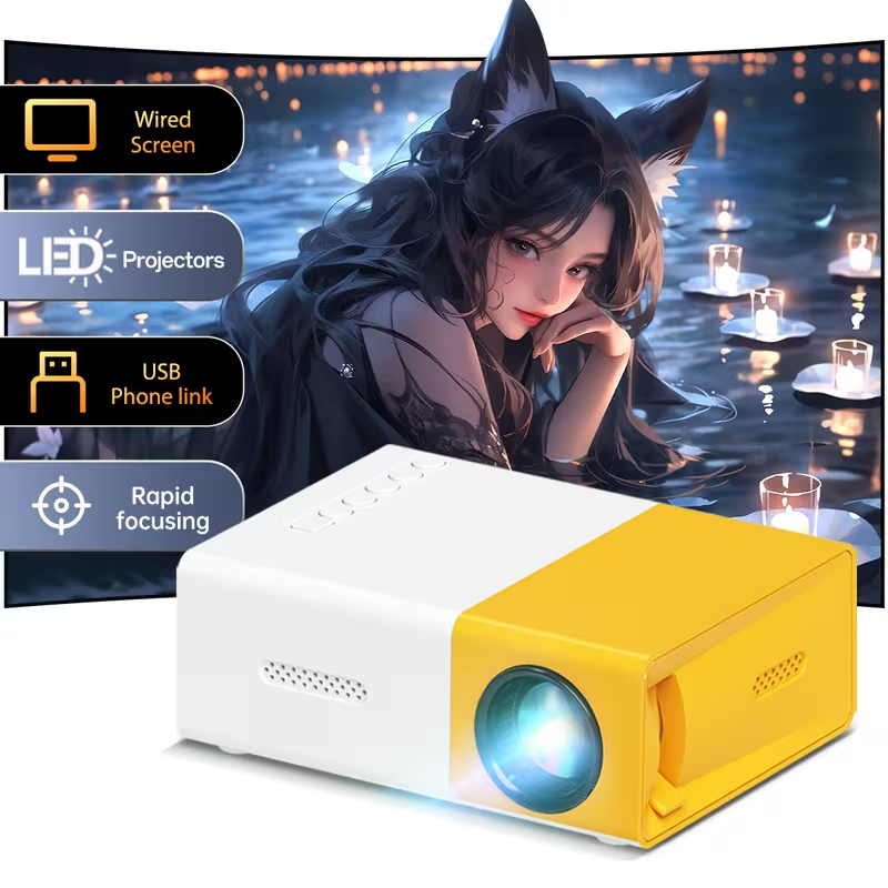 Compact LED Portable Projector - đánh giá và giá Home Cinema Compact