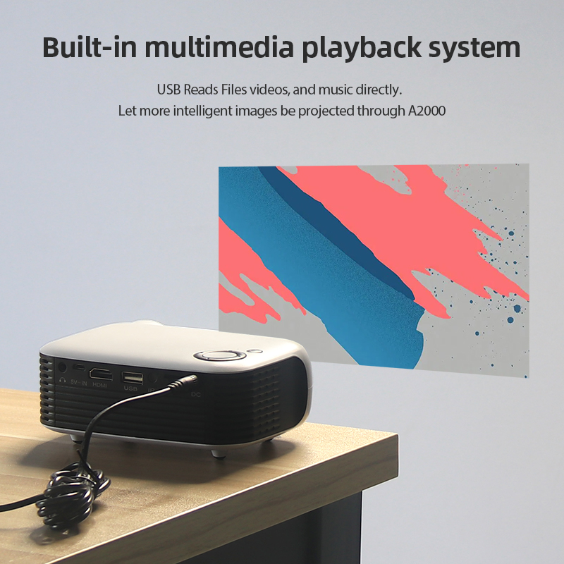 A2000 Mini Projector Portable  - đánh giá và giá Home Cinema Compact