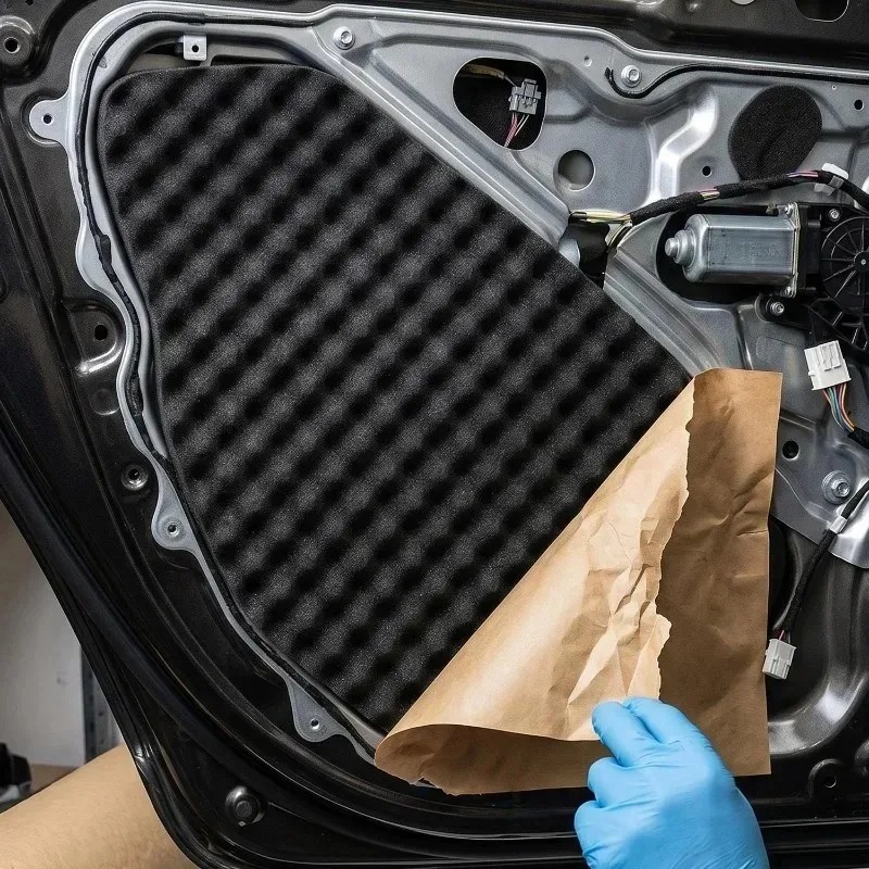 Mat Car Hood Insulation Silent - đánh giá và giá Acoustic Foam Panel