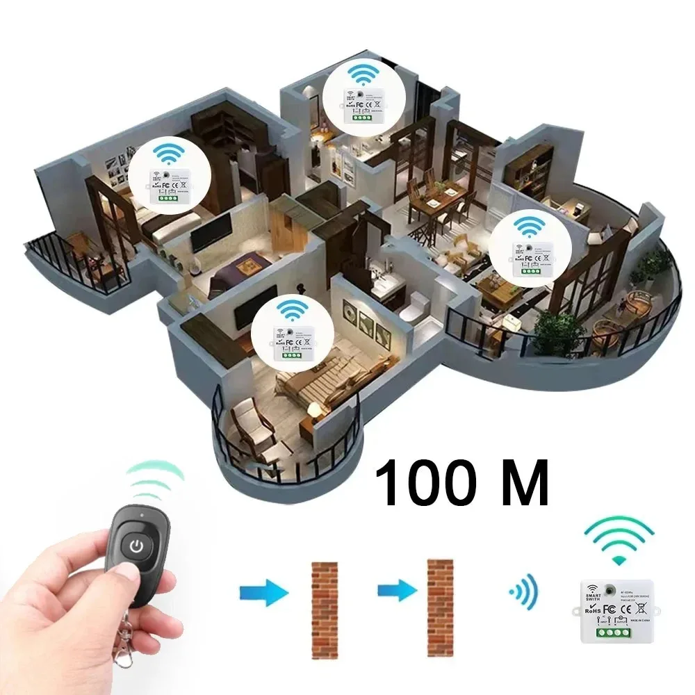 433Mhz Universal Wireless Remo - đánh giá và giá Home Cinema Compact