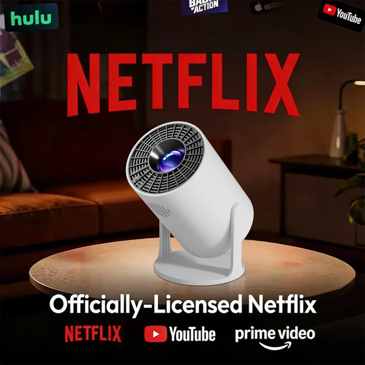 M300 Mini Projector 4K HD Nati - đánh giá và giá Home Cinema Compact