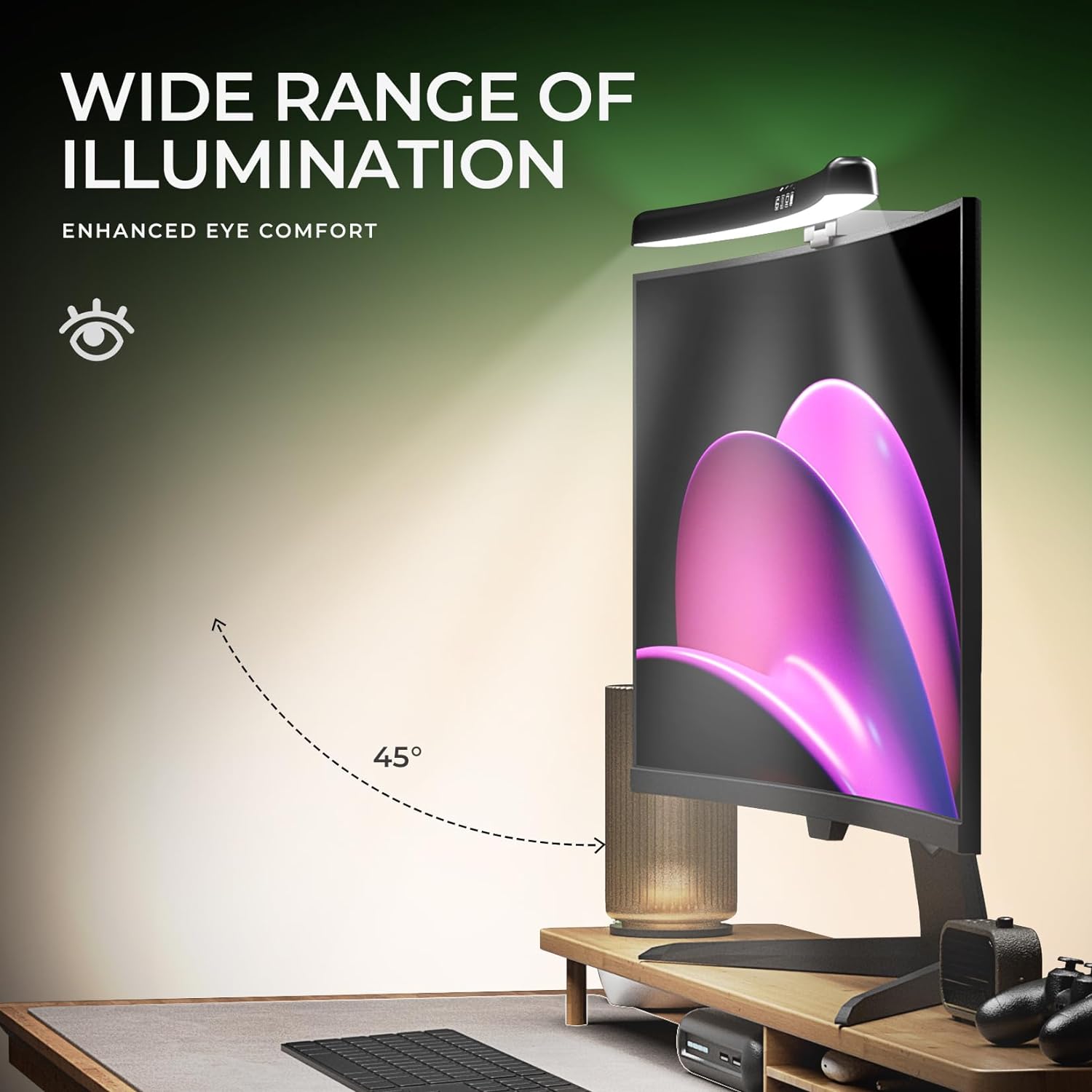 Curved Monitor Light Bar 3 Col - đánh giá và giá Home Cinema Led