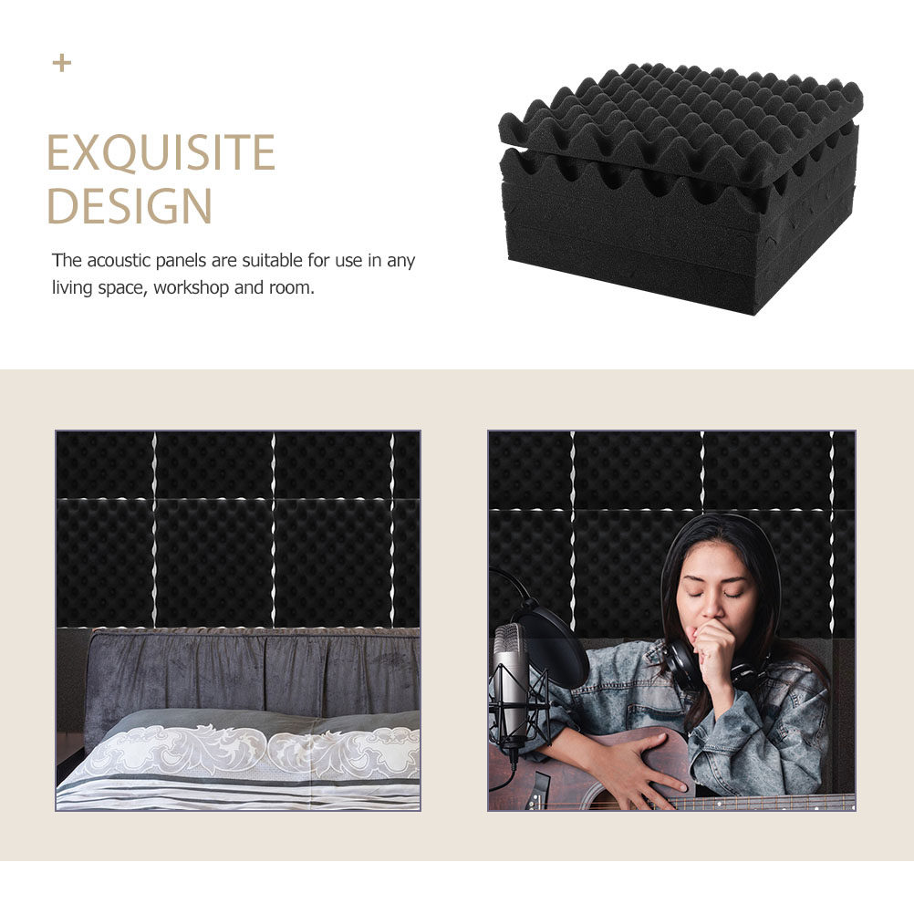 6Pcs Soundproof Wall Panels Ac - đánh giá và giá Acoustic Foam Panel