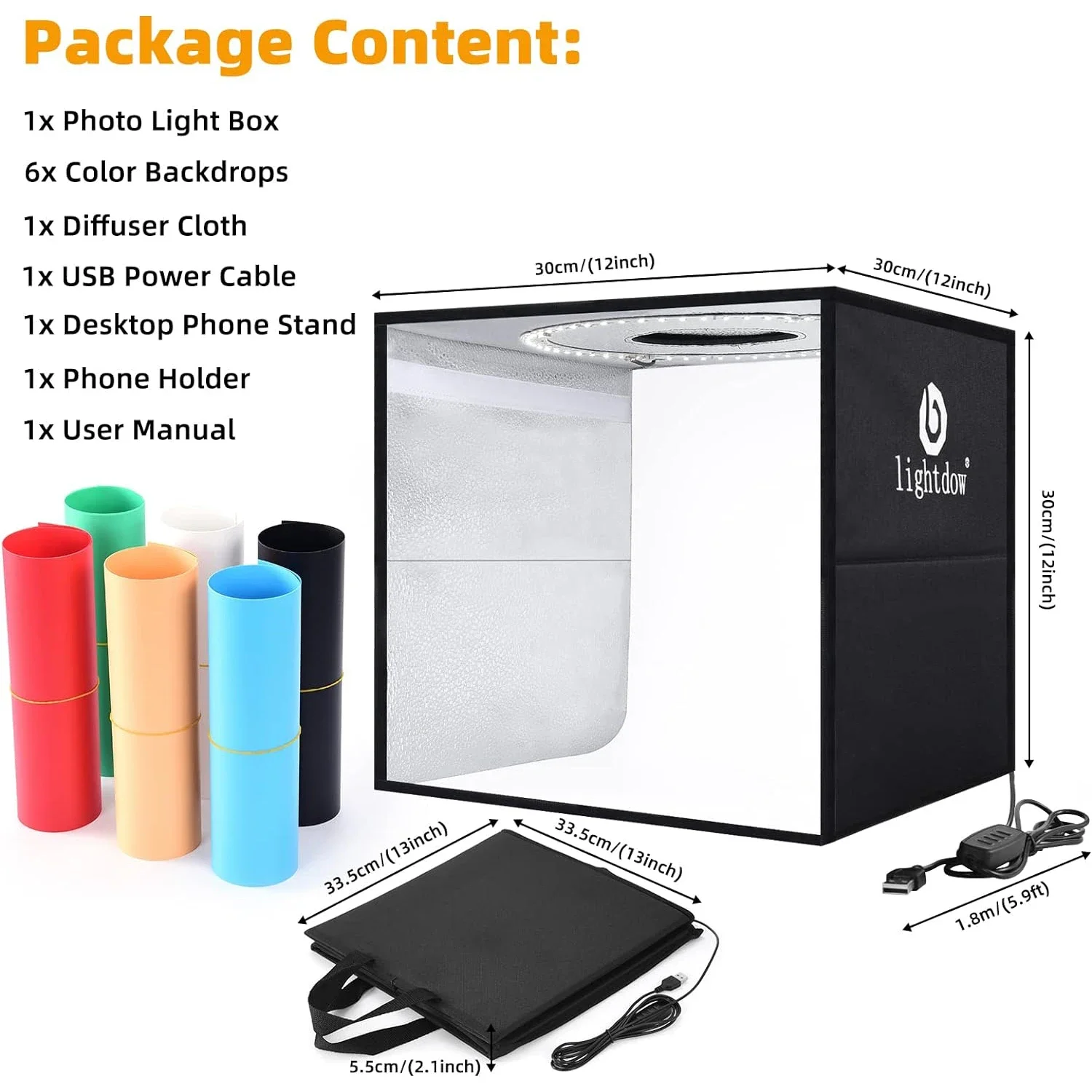 Lightdow Dimmable Photo Box LE - đánh giá và giá Home Cinema Led