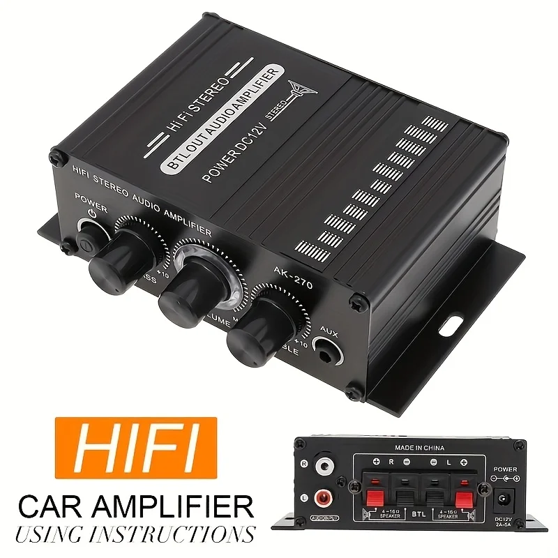 AK-270 400W Mini Power Amplifi - đánh giá và giá Home Cinema Compact