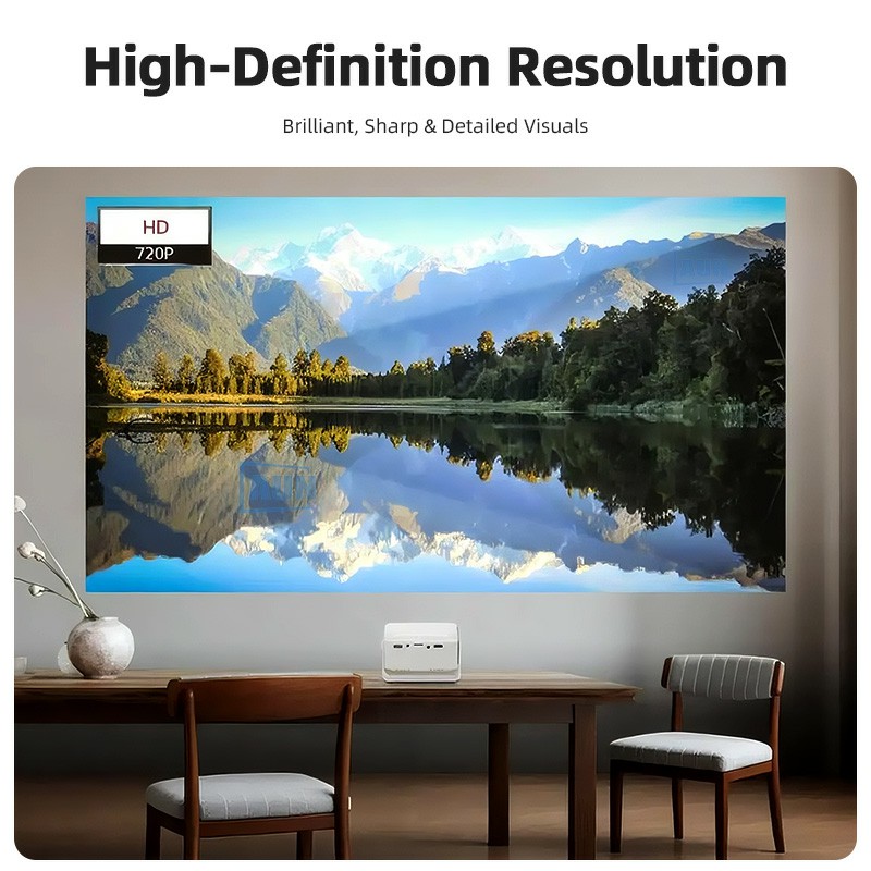 LED Projector Y3 Support iPhon - đánh giá và giá Home Cinema Compact