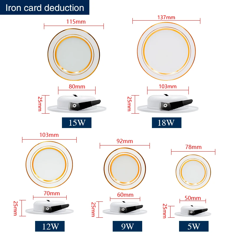 Led Downlight Recessed Round C - đánh giá và giá Home Cinema Led